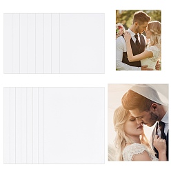 Белый 8шт 2 стиль алюминиевая пластина для теплопередачи изображения, сублимационная пустая металлическая вывеска, прямоугольные, для термотрансферного прессования, лазерная гравировка, уф печать, белые, 150~200x200~250x0.45~0.5 мм, 4 шт / стиль