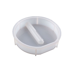 Плоский Круглый Пищевые силиконовые формы для ваз своими руками, формы для литья смолы, плоско-круглые, 198x194x42 мм