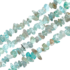Apatite 1 brins de perles d'apatite naturelle, 3~5x3~5mm, Trou: 1mm, 32'' (81.28 cm)