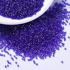 (DB1896) Прозрачный Берилловый Блеск Бусины miyuki delica, цилиндр, японский бисер, 11/0, (дБ 1896) прозрачный берилловый глянец, 1.3x1.6 мм, отверстия: 0.8 мм, около 10000 шт / мешок, 50 г / мешок