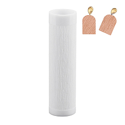 Белый Акриловый валик для создания текстуры глины, глиняный инструмент, белые, 121x32 мм