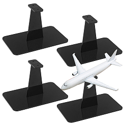 Черный 4 пакеты, акриловые подставки для демонстрации фигурок, подставки для моделей самолетов, чёрные, 13x8x8 см