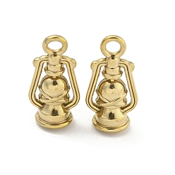 Real 18K Gold Plated Ion Plating(IP) 304 Stainless Steel Pendants, Oil Lamp Charm, Real 18K Gold Plated, 16.5x8x6mm, Hole: 2mm
