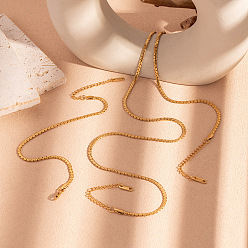 Настоящее золото 18K 304 Наборы из цепочек-ожерелий, браслетов и браслетов на лодыжку из нержавеющей стали для унисекс, реальный 18 k позолоченный