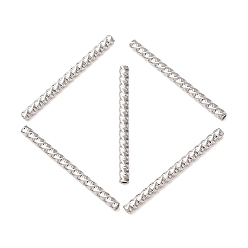 Color de Acero Inoxidable 304 bolas de acero inoxidable, tubo trenzado, color acero inoxidable, 26x2 mm, agujero: 0.8 mm