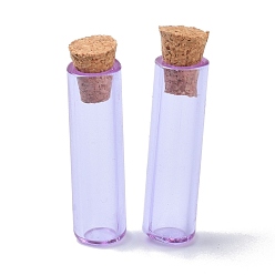 Лиловый Пробка стеклянная пробка бутылки орнамент, стеклянные пустые бутылки желаний, флаконы своими руками для подвесных украшений, сирень, 0.8x3.5 см