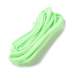 Pale Green Luminous Nylon 7 Strand Core Cord, Glow in the Dark, for DIY Craft, Pale Green, 4x2mm, about 2.19 Yards(2m)/Bundle