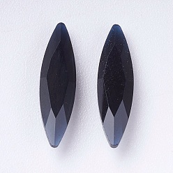 Реактивный Самолет Имитация австрийского хрусталя горный хрусталь, класс А, задние и задние, лошадиный глаз , струя, 14~14.5x4x2.5~3 мм