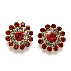 Гиацинт Железа кабошонов, подходят плавающие подвески-медальоны, со стеклянными стразами, подсолнечника, гиацинт, 9.5x5 мм