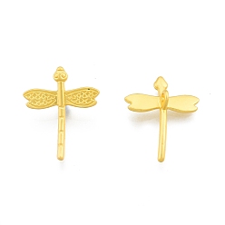 Matte Gold Color Alloy Pendants, Dragonfly Charms, Matte Gold Color, 21.5x18x5.5mm, Hole: 2mm
