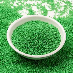 (RR4476) Duracoat Dyed Opaque Fiji Green MIYUKI Round Rocailles Beads, Japanese Seed Beads, 15/0, (RR4476) Duracoat Dyed Opaque Fiji Green, 1.5mm, Hole: 0.7mm, about 250000pcs/pound