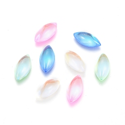 (52) Непрозрачная лаванда Прозрачные k 9 стеклянные кабошоны, плоский зад, лошадиный глаз , разноцветные, 10x5x3 мм