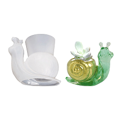 Snail Силиконовые формы для ваз своими руками, формы для литья смолы, для изготовления изделий из уф-смолы и эпоксидной смолы, улитка, 150x94x128 мм