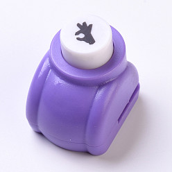 Случайный Цвет Пластиковые наборы для пунша для скрапбукинга и бумажных промыслов, бумажные формочек, жест ОК, случайный один цвет или случайный смешанный цвет, 33x26x32 мм