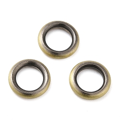 Brushed Antique Bronze Латунные соединительные кольца в тибетском стиле, долговечный, круглые кольца, щеткой античная бронза, 10x2 мм, внутренний диаметр: 6.5 мм
