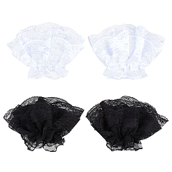 Mixed Color 2 Pairs 2 Colors Cute Orangaz Oversleeves, Lace Sleeves, False Sleeves, Wrist Cuff, Garment Accessories, Mixed Color, 100x100mm