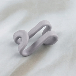 Gray Plastic Hooks, for Hanging Pots and Pans, Clothes, Plants, Kitchen Utensils, Gray, 40x26mm