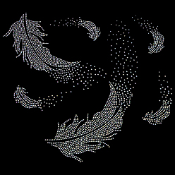 Хрусталь AB Блеск исправление горный хрусталь, аксессуары для костюма, перо форму, хрусталь AB, 338x299x1 мм