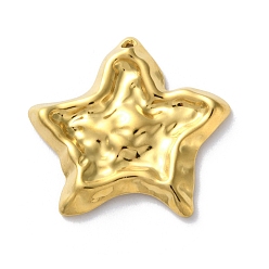 Золотой 304 подвески из нержавеющей стали, , звезда очарование, золотые, 28x29.5x3.5 мм, отверстие : 1.2 мм