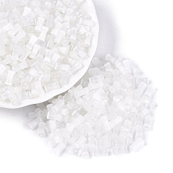 Белый Дым Стеклянные бусины в стиле верстака класса А FGB, бамбук совместное, имитация шарики глаза кота, серый, 7.5x3.5~4 мм, отверстие : 1.2~1.5 мм, Около 3000 шт / фунт