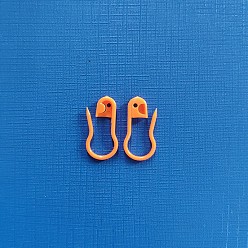 Оранжевый Пластиковые штыри калабаша, Маркер вязальной строчки, оранжевые, 23 мм, 1000 шт / пакет