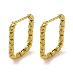 Золотой 304 фурнитура из нержавеющей стали для серег, золотые, 21x14x2 мм, отверстие : 17x9 мм, штифты : 0.8 мм