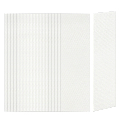 Белый Листы промокательной бумаги, прямоугольные, белые, 100x30x0.8 мм 10 шт. / Комплект