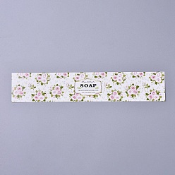 Colorful Handmade Soap Cardboard Display Cards, Colorful, 40x200~210x0.1mm