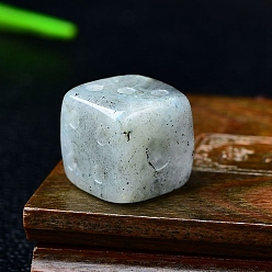 Лабрадорита Резные фигурки из натурального лабрадорита, статуэтки в виде кубиков, статуи для украшения рабочего стола для домашнего офиса, 15x15x15 мм