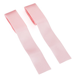 Pink 2Rolls Polyester Ribbon, for Gift Wrapping Ribbon, Pink, 1-1/2 inch(39mm), about 3.28 Yards(3m)/Roll