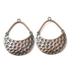 Bag Сплавочные подвески тибетского стиля, красная медь и зеленая патина, пакет, 44.5x35x2 мм, отверстие : 2 мм