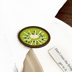 Kiwi Fruit Заколки для волос с когтями из ацетата целлюлозы (смола), фрукты, аксессуары для волос для женщин и девочек, киви, 39x29 мм