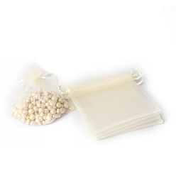 Льняное Полотно 100шт. прямоугольные мешочки из органзы для рукоделия с завязками, на день рождения валентинки свадьба упаковка конфет, белье, 9x7 см