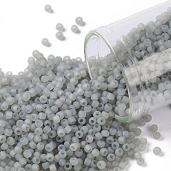 (150F) Ceylon Frost Smoke TOHO Round Seed Beads, Japanese Seed Beads, Frosted, (150F) Ceylon Frost Smoke, 11/0, 2.2mm, Hole: 0.8mm, about 1110pcs/bottle, 10g/bottle