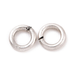 Античное Серебро 925 кольца с открытыми скачками стерлингового серебра, античное серебро, 3.5x0.7 мм, внутренний диаметр: 1.9 мм, Около 300 шт / 10 г
