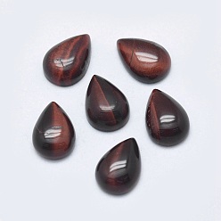 Тигровый глаз Природных тигровый глаз кабошонов, слеза, 10x7x3 мм