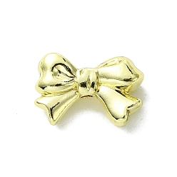 Golden Alloy Beads, Bowknot, Golden, 10.5x15.5x5mm, Hole: 1.6mm