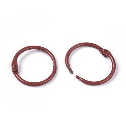 Saddle Brown Loose Leaf Book Binder Hinged Rings, Saddle Brown, 31mm