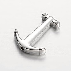 Платина Шарики сплава якорные, платина, 17x14x3 мм, отверстие : 1.5 мм