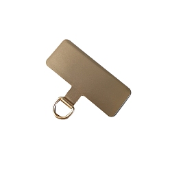 Золотой Патч для шнурка для мобильного телефона из нержавеющей стали, Запасная часть соединителя ремешка для телефона, вкладка для безопасности сотового телефона, золотые, 5x2 см