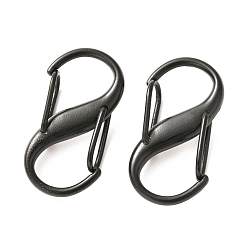 Electrophoresis Black Сумки из цинкового сплава регулируемые застежки аксессуары, сумки пряжка, электрофорез черный, 2.75x1.3x0.7 см