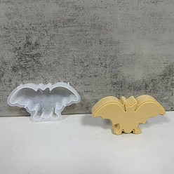 Bat Силиконовые формы для свечей на тему хэллоуина, изготовление свечей из эпоксидной смолы, летучая мышь, 74x130x24 мм