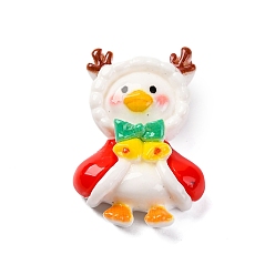 Other Animal Кабошоны из непрозрачной смолы с рождественской уткой, лось, 32x22.5x8.5 мм