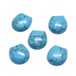 Synthetic Turquoise Synthetic Turquoise Cabochons, Oval, Dyed, 22x20.5x6~7mm