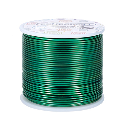 Verdemar Medio Alambre de aluminio redondo, verde mar medio, 15 calibre, 1.5 mm, aproximadamente 223.09 pies (68 m) / rollo