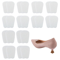 Белый 12 пары 3 стили войлочные туфли с подушечками для язычков, самоклеящиеся вставки для языка, трапециевидные, белые, 75~85x50~65x3 мм, 4 пары / стиль