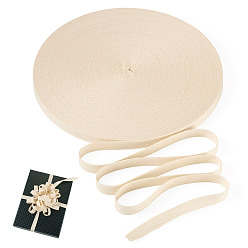 Античный Белый Хлопок лента, аксессуары для одежды, старинный белый, 3/8 дюйм (10 мм), около 54.68 ярдов (50 м) / рулон