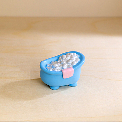 Другие Миниатюрные украшения из смолы, аксессуары для домашнего кукольного домика с микро-ландшафтом, ванна, 35x23 мм