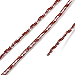 Сиена Плетеная круглая стальная проволока, для браслетов своими руками, цвет охры, 3.2 мм