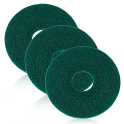 Зеленый Нейлоновая губка для мытья посуды, Абразивная подушка для удаления старого покрытия с полов., зелёные, 300x17 мм